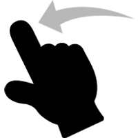 横にスクロール