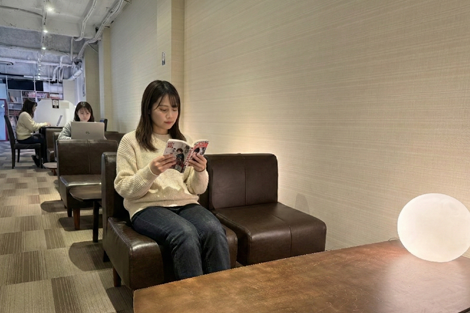 ソファー席お一人